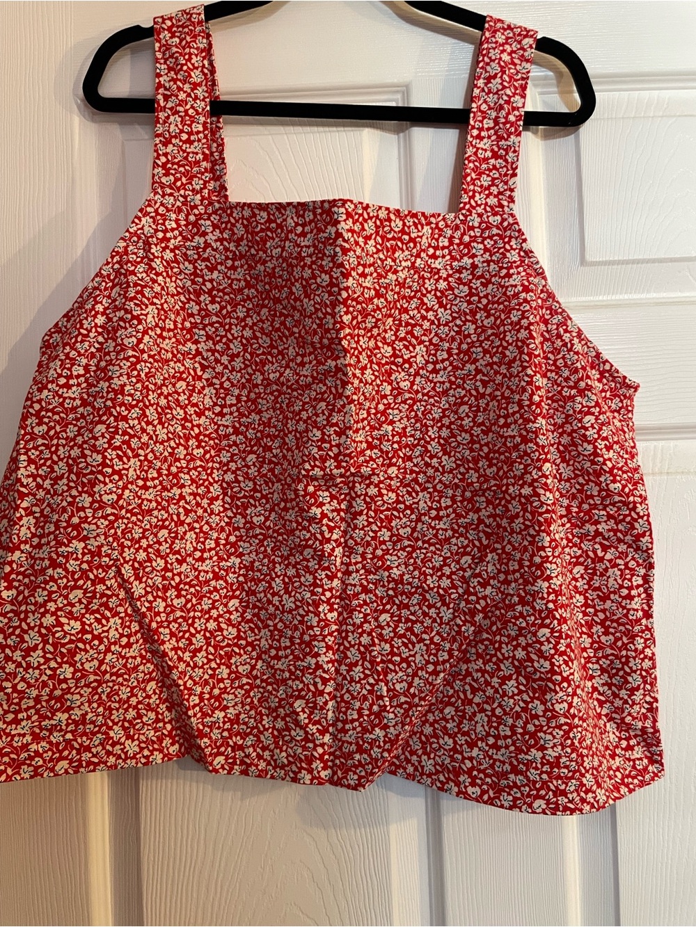 torrid Red Floral Square Neck Tank